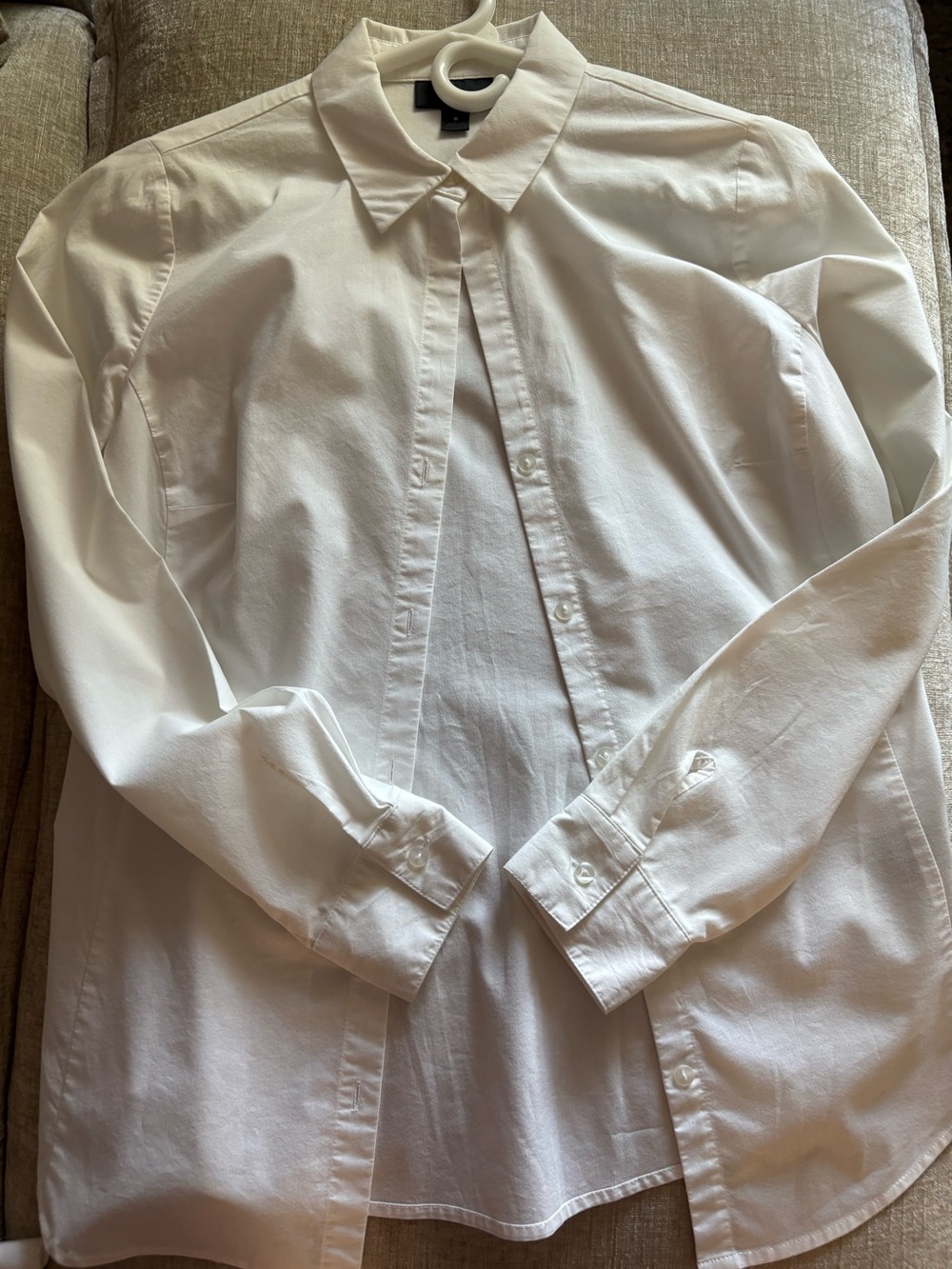 Worthington White Button-Up Shirt